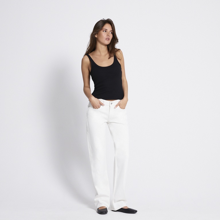 Mid waist straight jeans "Mid West"